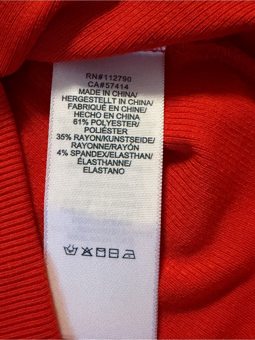True Religion Red Rhinestone Wing Ribbed Tank | NWT - Picture 7 of 7